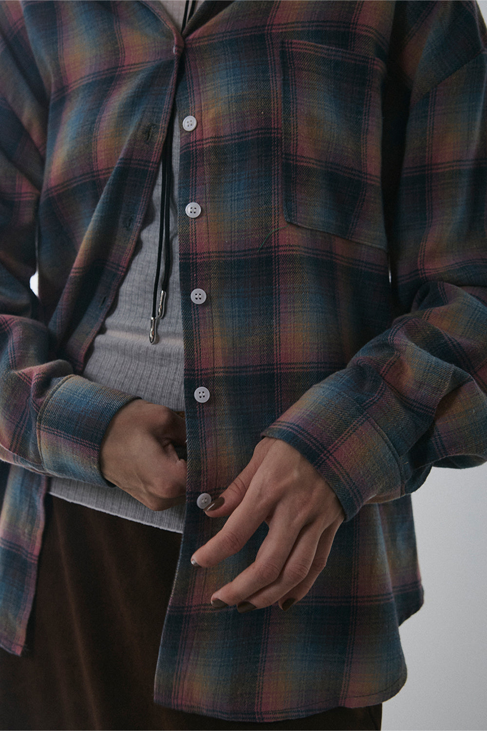 【予約：1月下旬〜2月上旬】Brushed Checked Shirt／60251001012