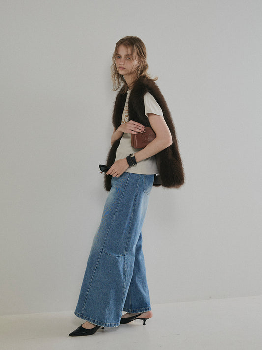 【予約：11月中旬】Structured Wide Denim／60251003025