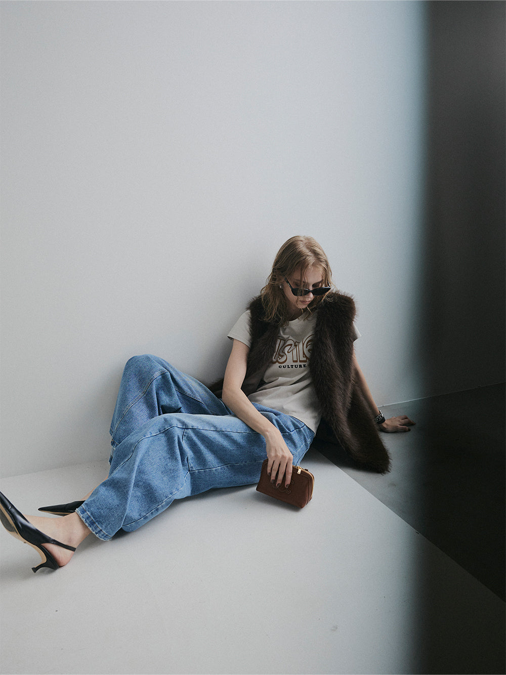【予約：11月中旬】Structured Wide Denim／60251003025