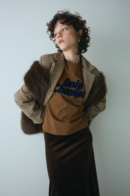 【予約：1月下旬〜2月上旬】Eco Fur Vest／60251004038