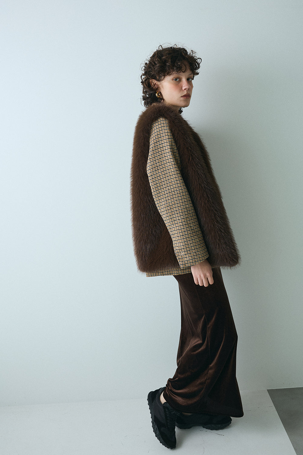 【予約：1月下旬〜2月上旬】Eco Fur Vest／60251004038