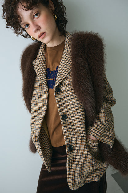 【予約：1月下旬〜2月上旬】Eco Fur Vest／60251004038