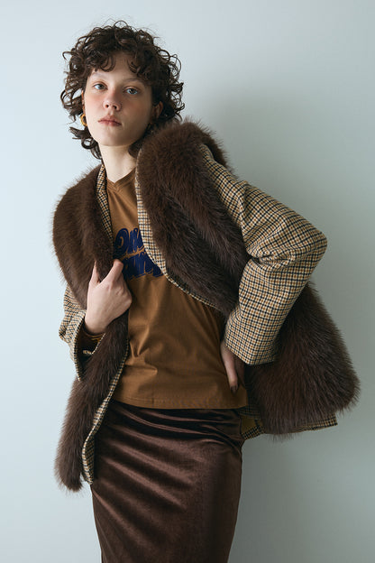 【予約：1月下旬〜2月上旬】Eco Fur Vest／60251004038