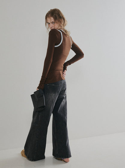 【予約：11月中旬】Piping Layered Tops／60251008008