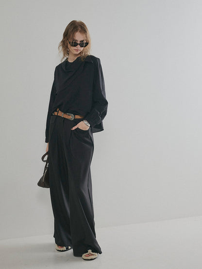 【予約：11月中旬】Fluid Flow Blouse／60251001013