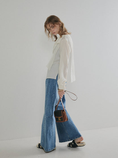 【予約：11月中旬】Fluid Flow Blouse／60251001013