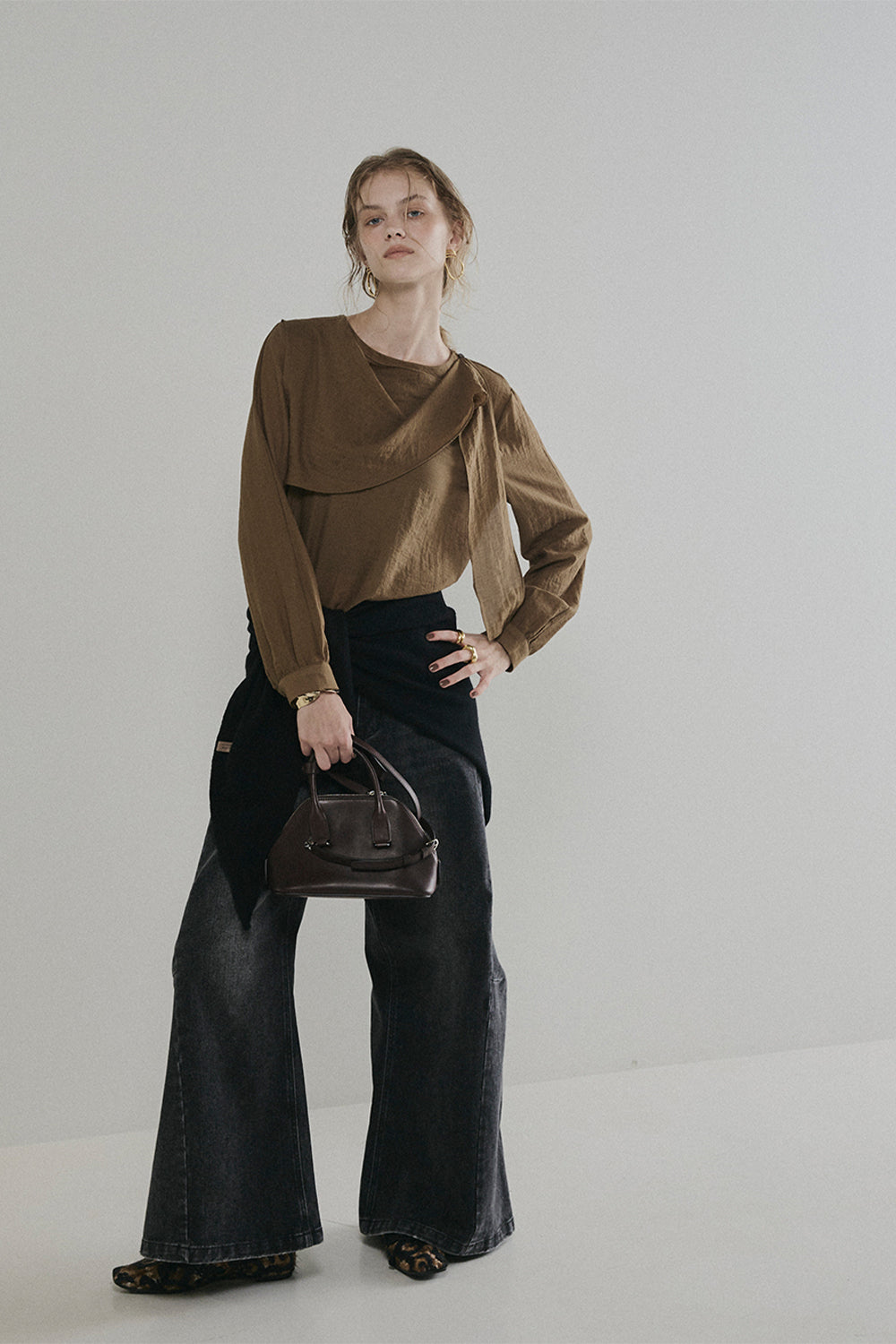 Triangle Knit Scarf／60251000033