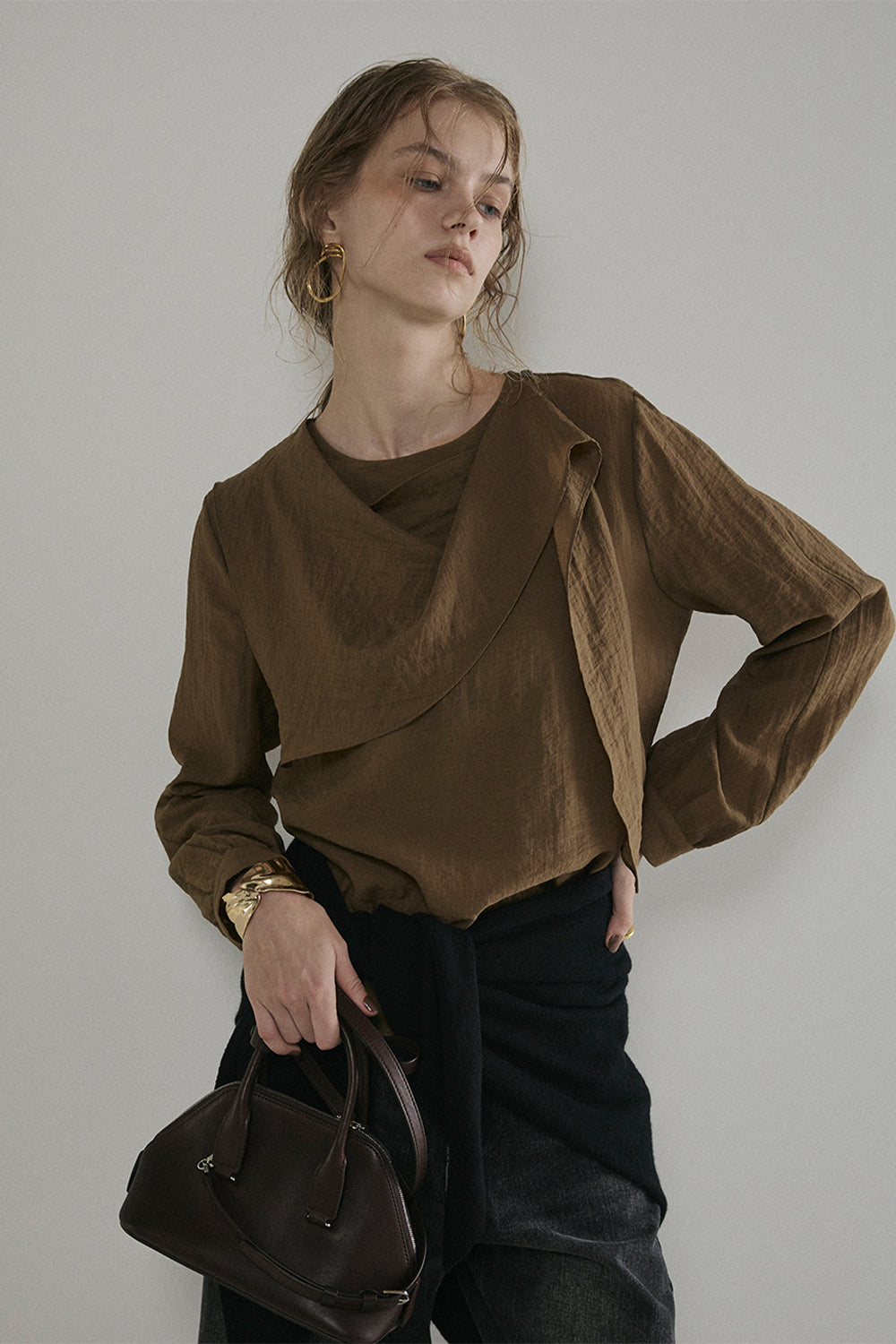 Triangle Knit Scarf／60251000033