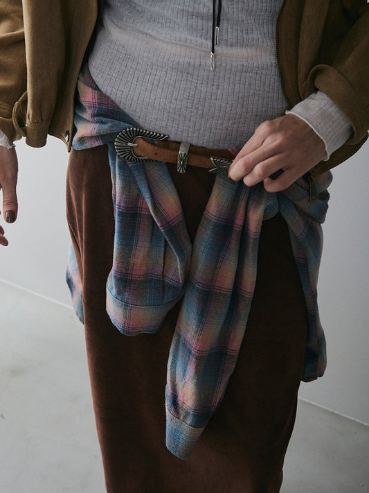 【予約：11月中旬】Eco-Suede Belt／60251000037