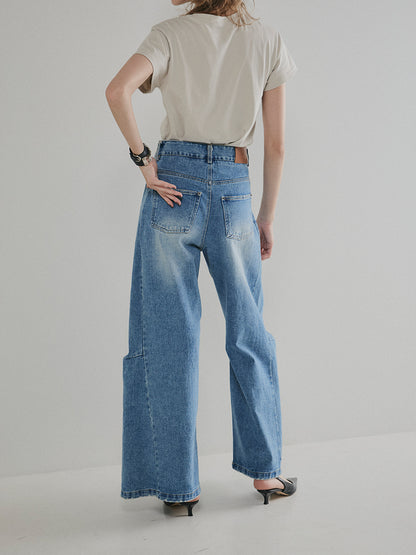 【予約：11月中旬】Structured Wide Denim／60251003025