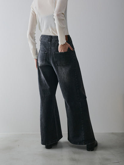 【予約：11月中旬】Structured Wide Denim／60251003025