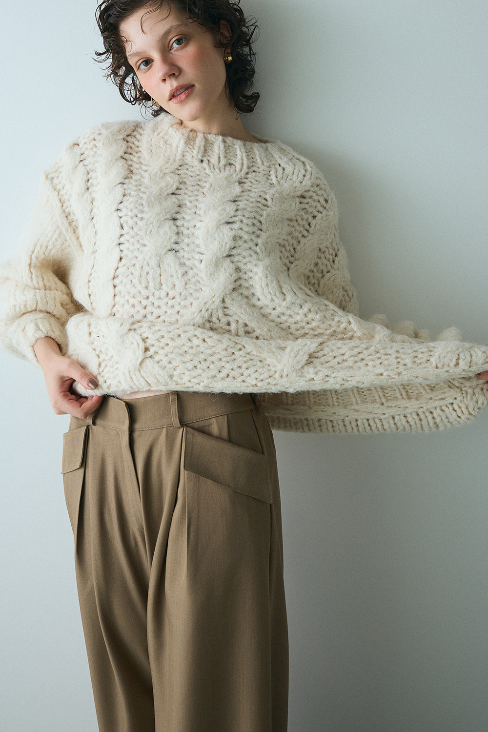 【予約：12月中旬】Chunky Cable Knit／60251109044