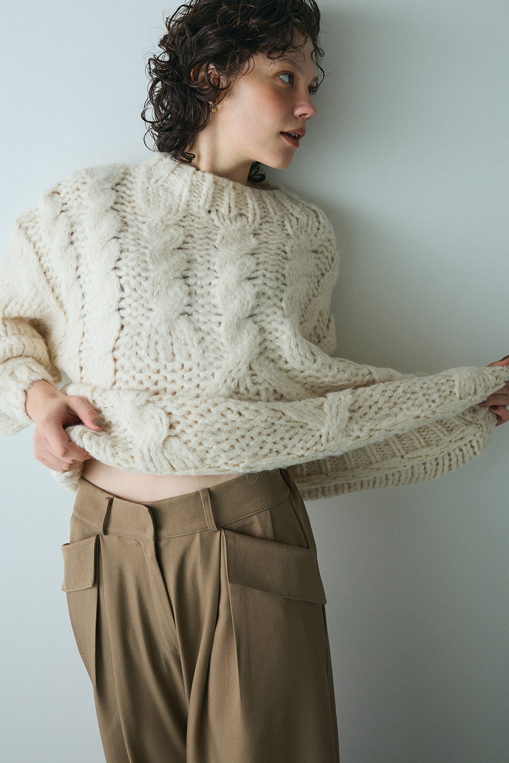 【予約：12月中旬】Chunky Cable Knit／60251109044