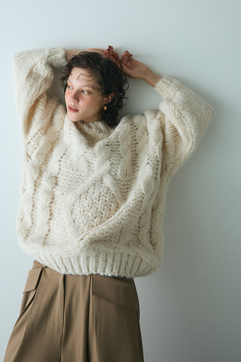 【予約：12月中旬】Chunky Cable Knit／60251109044