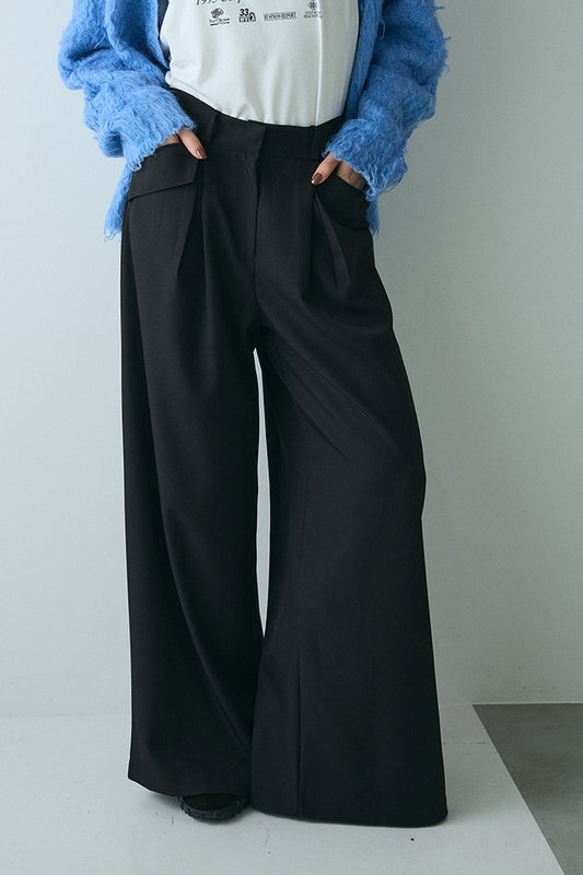【予約：12月中旬】Utility Flap Wide Pants／60251003029