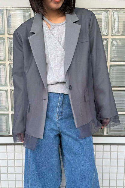 【予約：1月下旬〜2月上旬】Tulle Jacket／60251004002