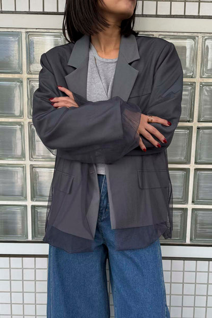 【予約：1月下旬〜2月上旬】Tulle Jacket／60251004002