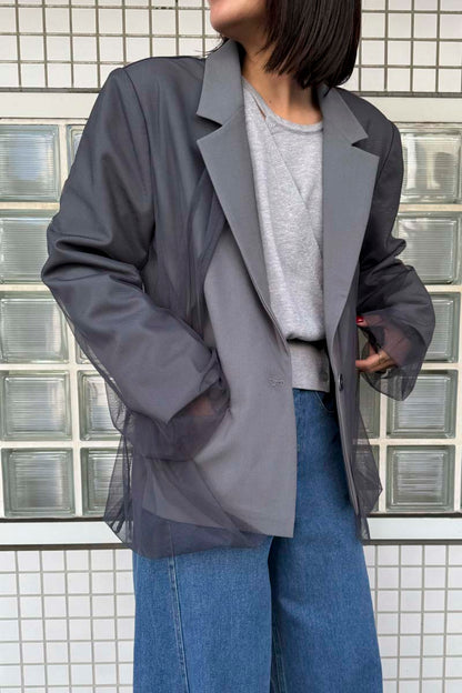 【予約：1月下旬〜2月上旬】Tulle Jacket／60251004002