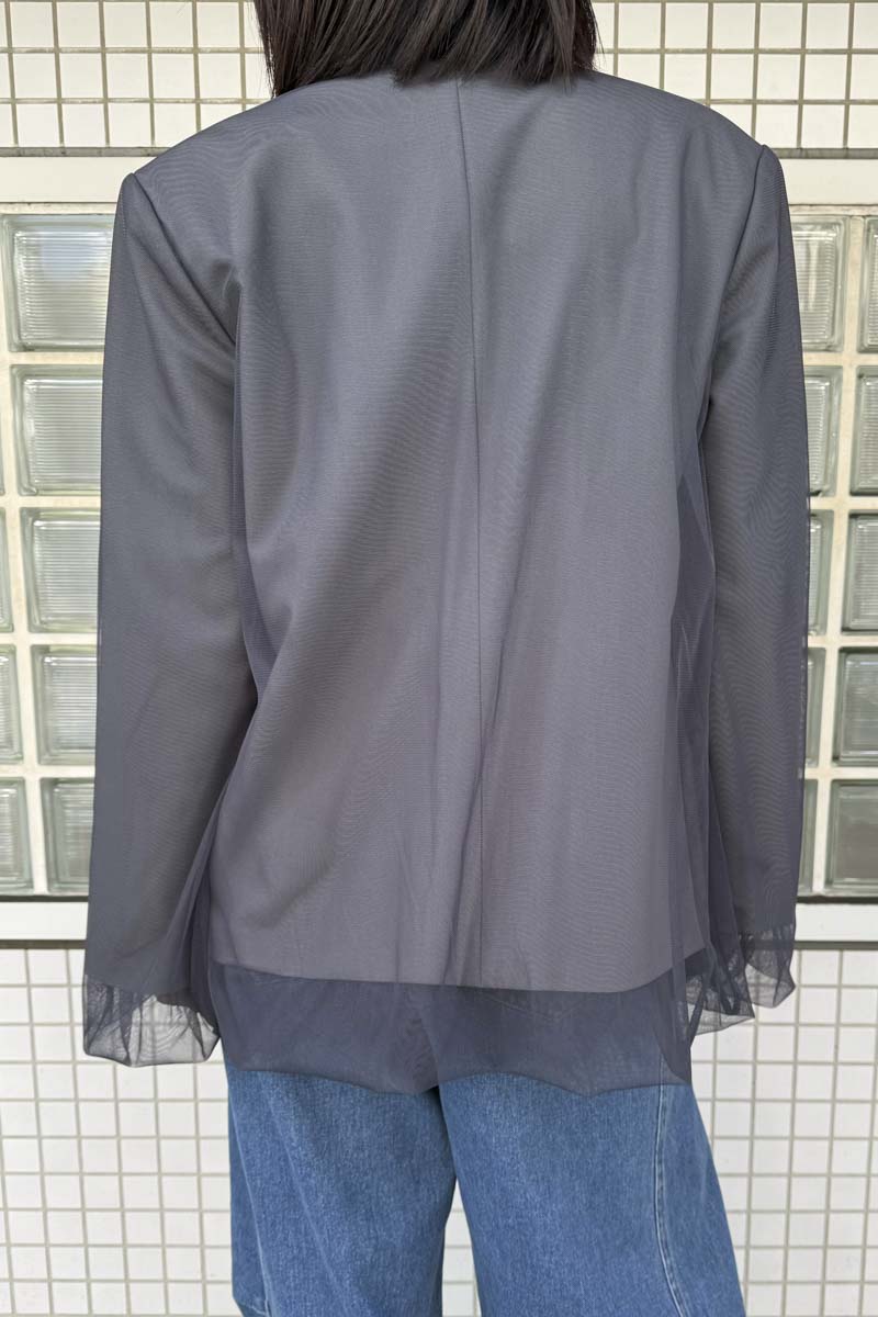 【予約：1月下旬〜2月上旬】Tulle Jacket／60251004002