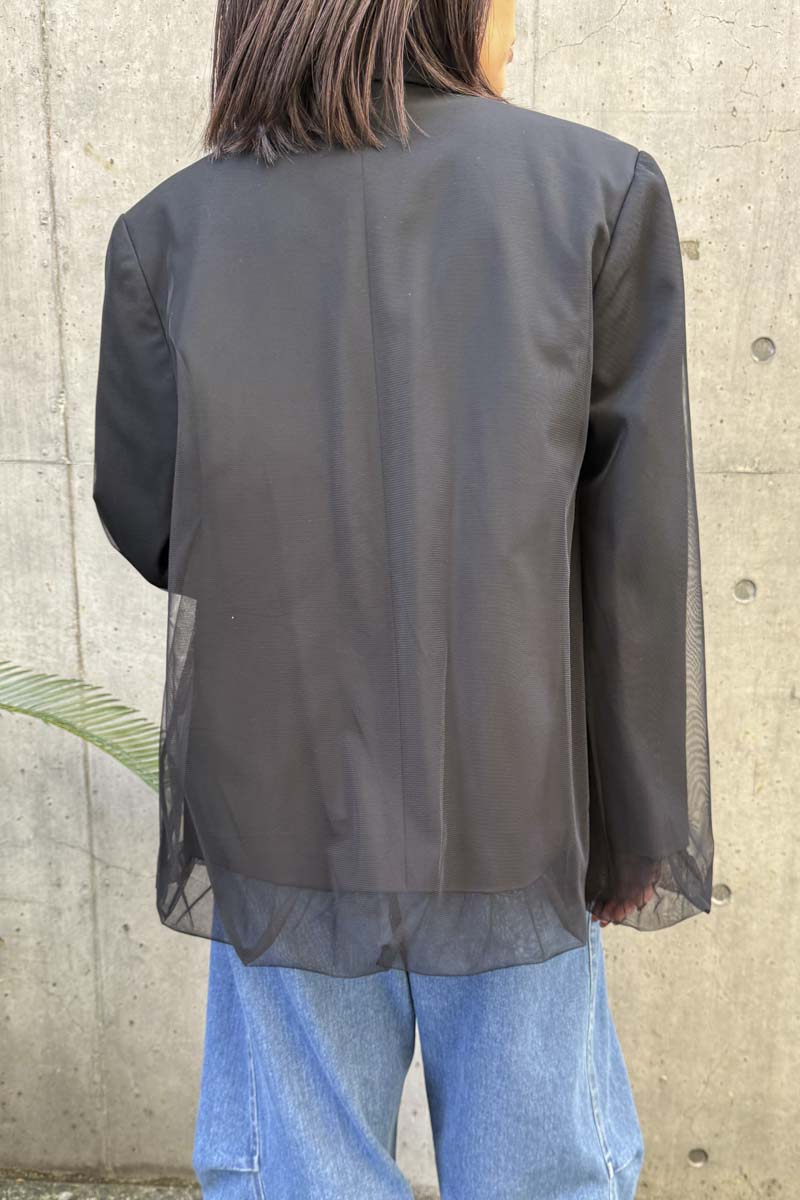 【予約：1月下旬〜2月上旬】Tulle Jacket／60251004002