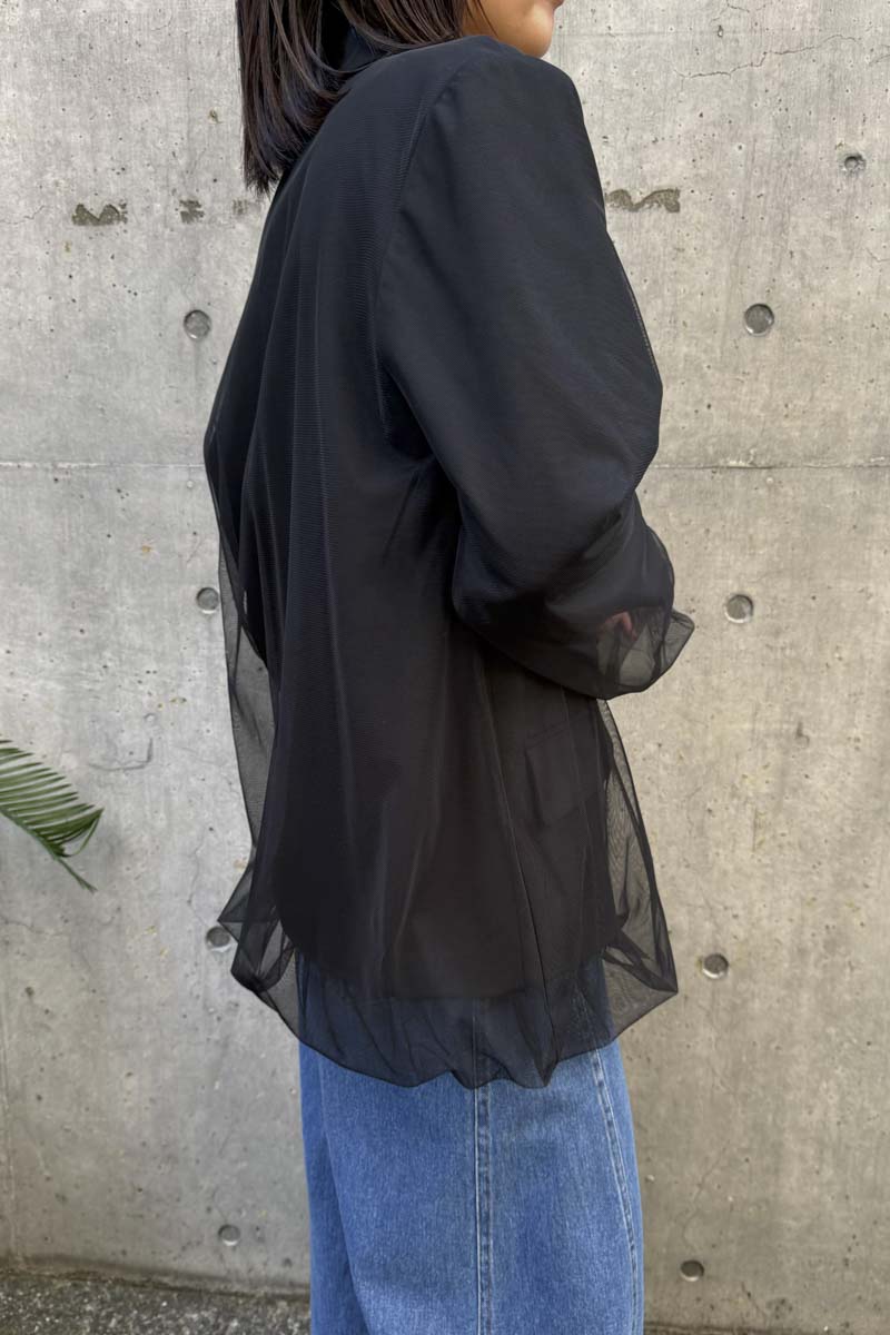 【予約：1月下旬〜2月上旬】Tulle Jacket／60251004002