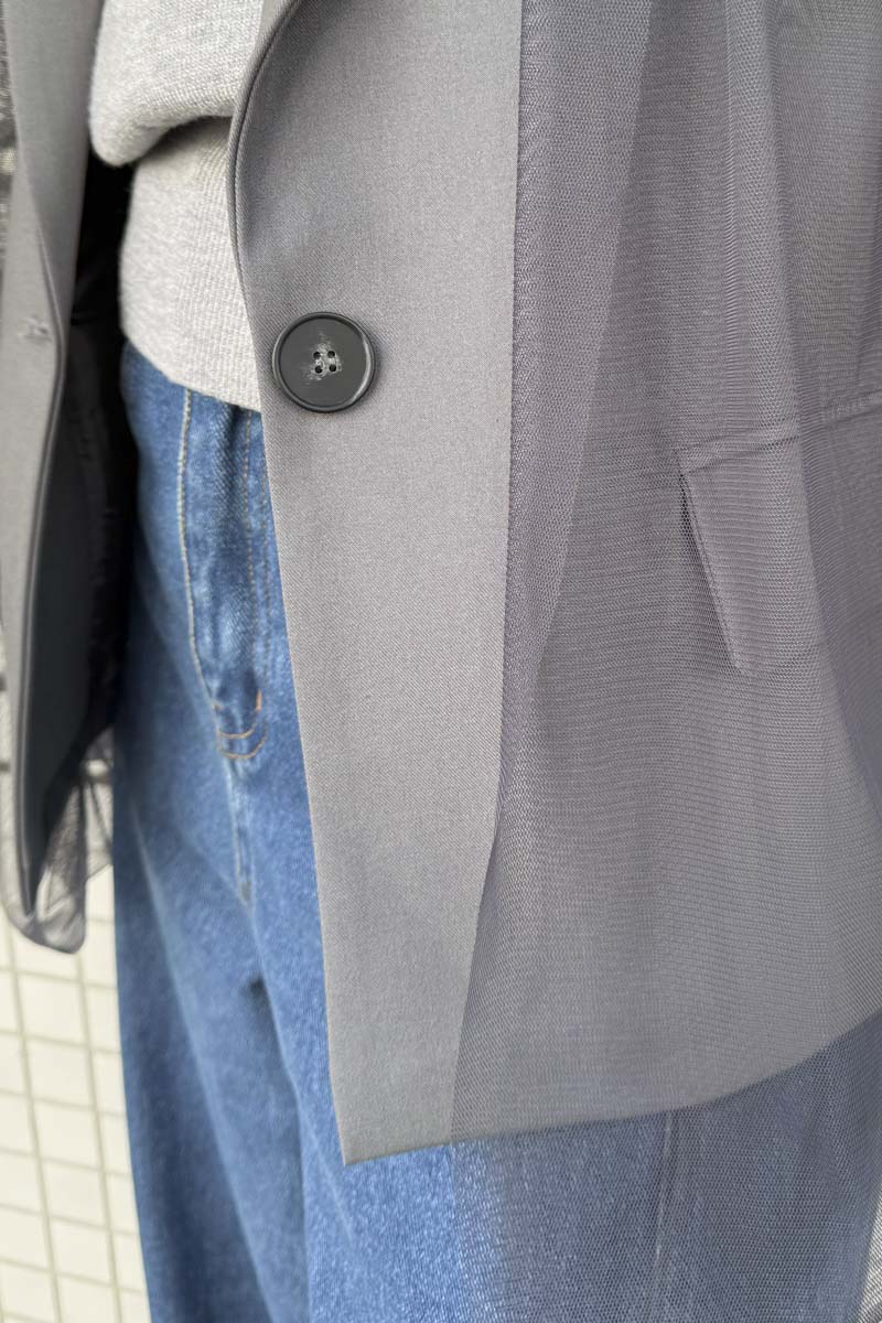 【予約：1月下旬〜2月上旬】Tulle Jacket／60251004002