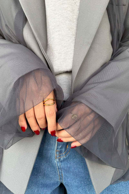 【予約：1月下旬〜2月上旬】Tulle Jacket／60251004002