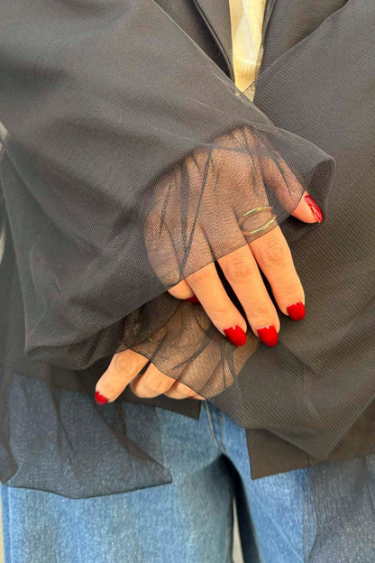 【予約：1月下旬〜2月上旬】Tulle Jacket／60251004002