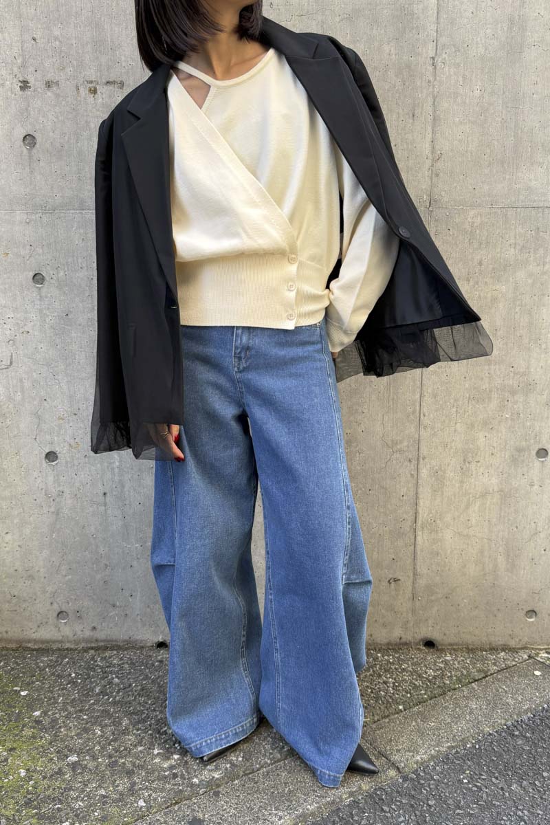 【予約：1月下旬〜2月上旬】Tulle Jacket／60251004002