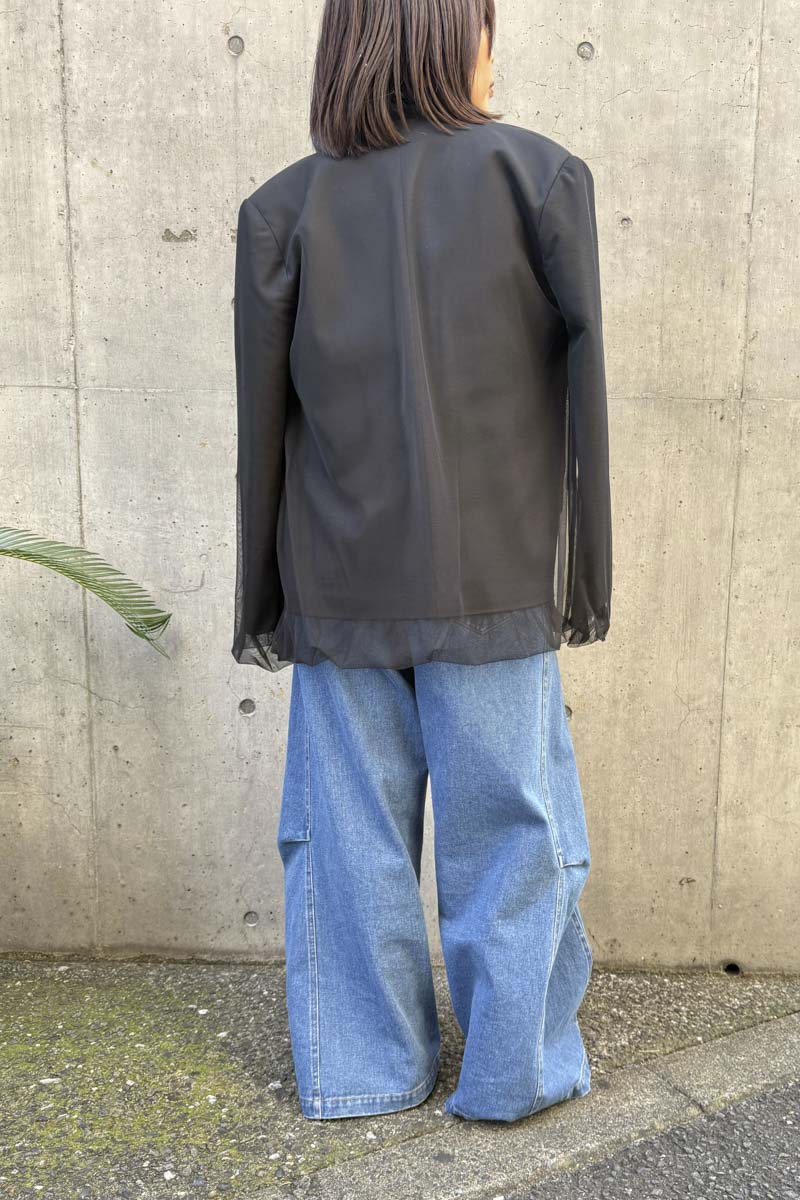 【予約：1月下旬〜2月上旬】Tulle Jacket／60251004002