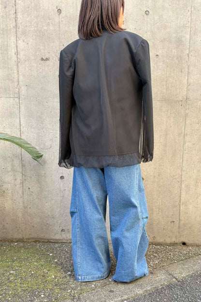 【予約：1月下旬〜2月上旬】Tulle Jacket／60251004002