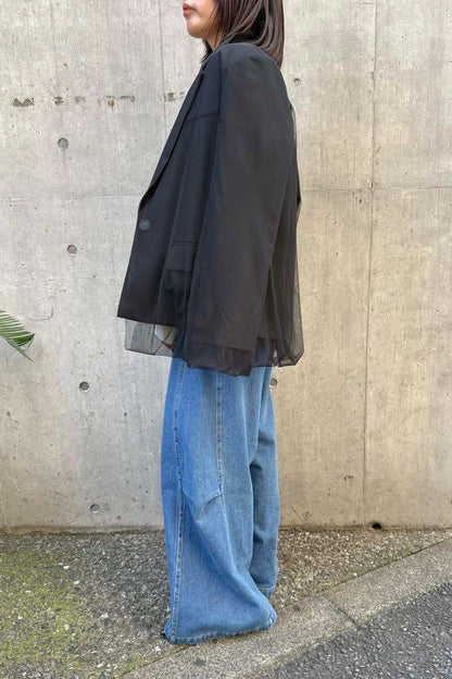 【予約：1月下旬〜2月上旬】Tulle Jacket／60251004002