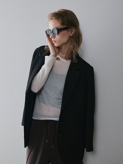 【予約：11月中旬】Sleek Tailored Jacket／60251004003