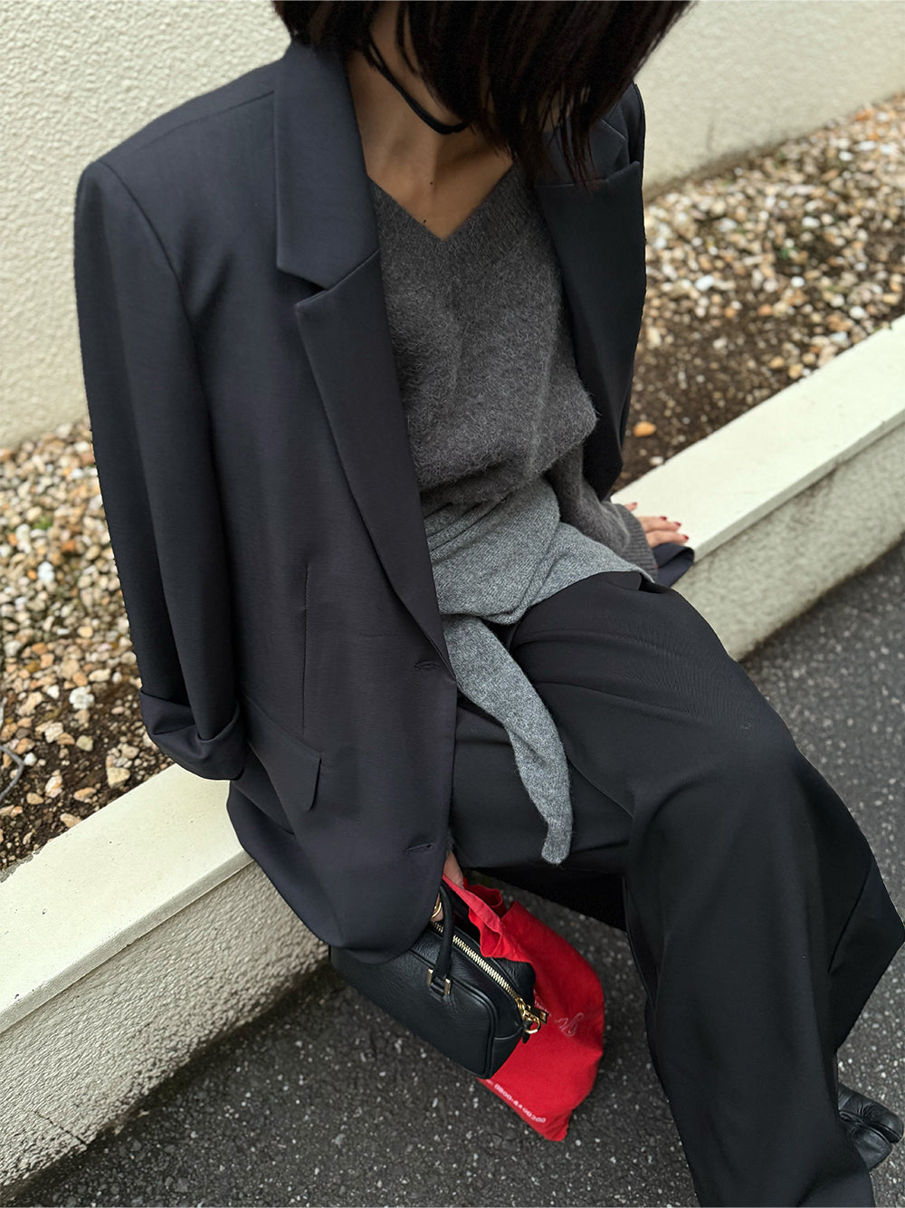 【予約：1月下旬〜2月上旬】Fluffy Essential Knit／60251009015