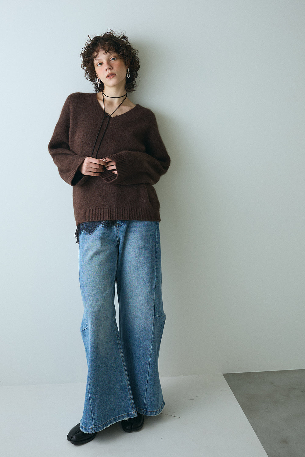 【予約：1月下旬〜2月上旬】Fluffy Essential Knit／60251009015