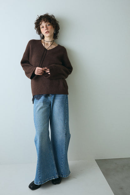 【予約：1月下旬〜2月上旬】Fluffy Essential Knit／60251009015