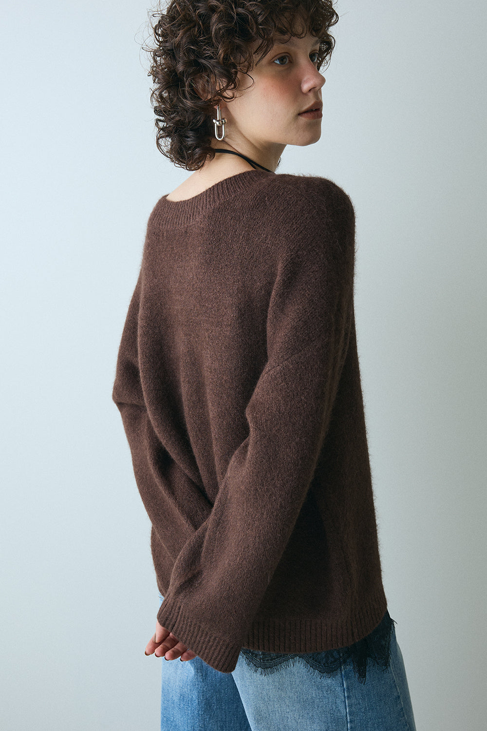 【予約：1月下旬〜2月上旬】Fluffy Essential Knit／60251009015