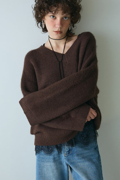 【予約：1月下旬〜2月上旬】Fluffy Essential Knit／60251009015