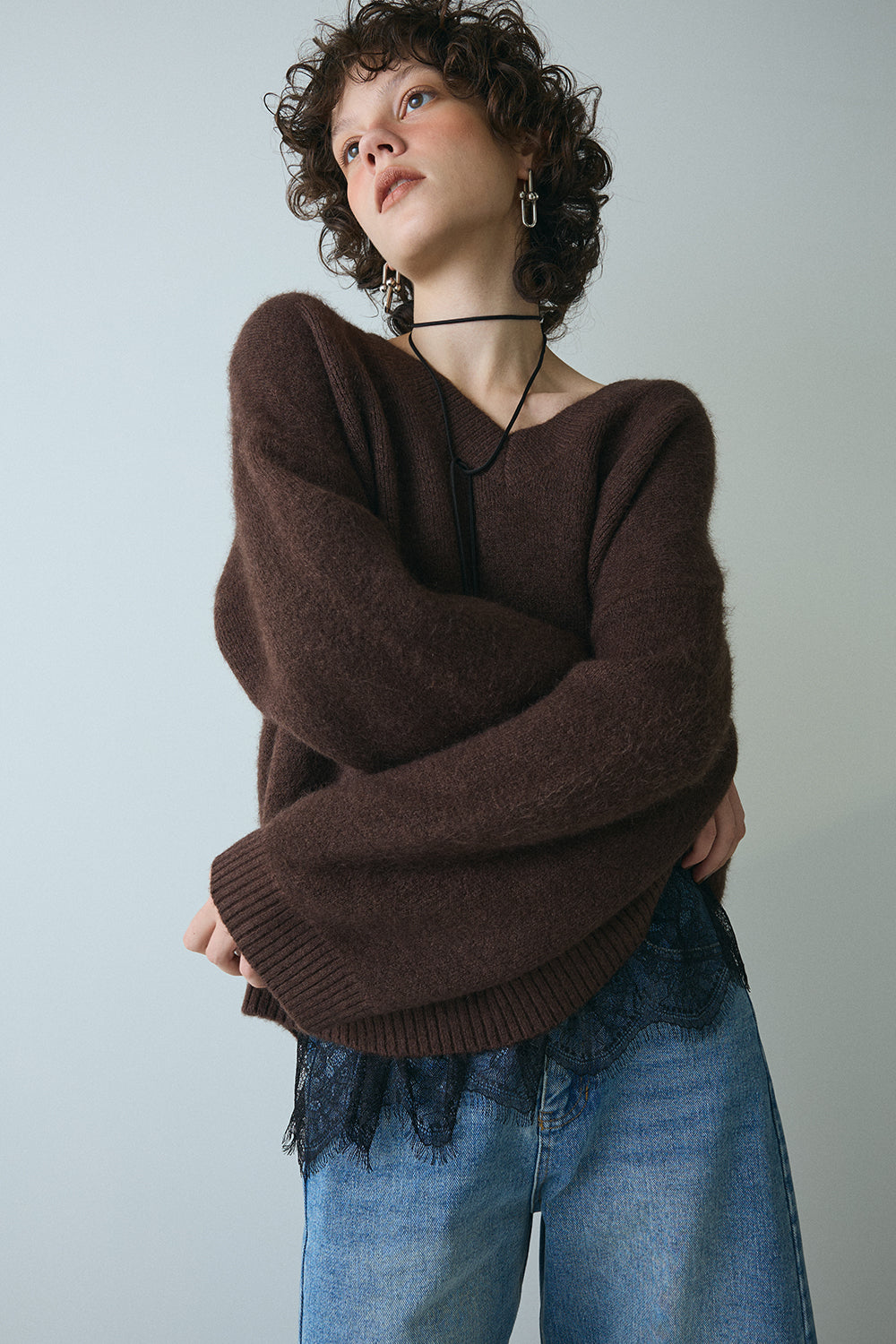 【予約：1月下旬〜2月上旬】Fluffy Essential Knit／60251009015