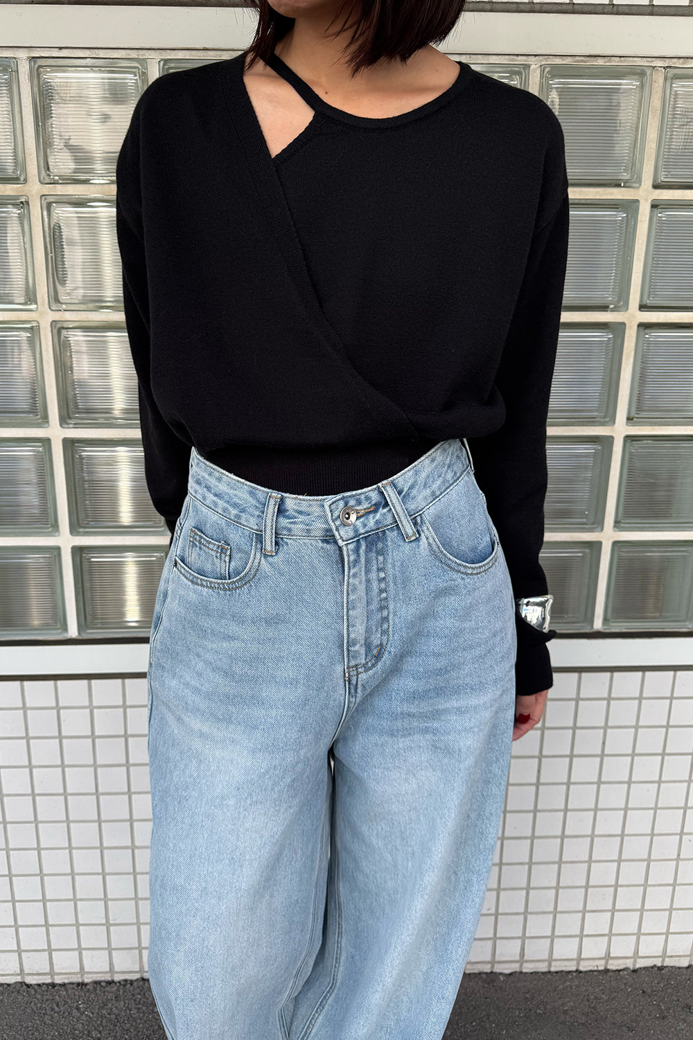 【予約：1月下旬〜2月上旬】Layered Knit／60251009022