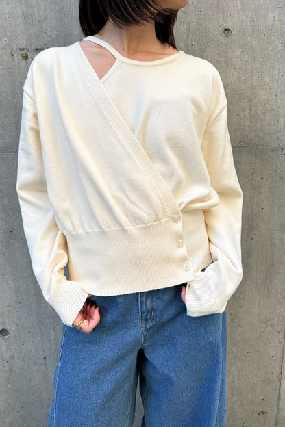 【予約：1月下旬〜2月上旬】Layered Knit／60251009022