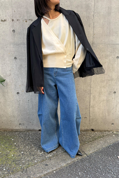 【予約：1月下旬〜2月上旬】Layered Knit／60251009022
