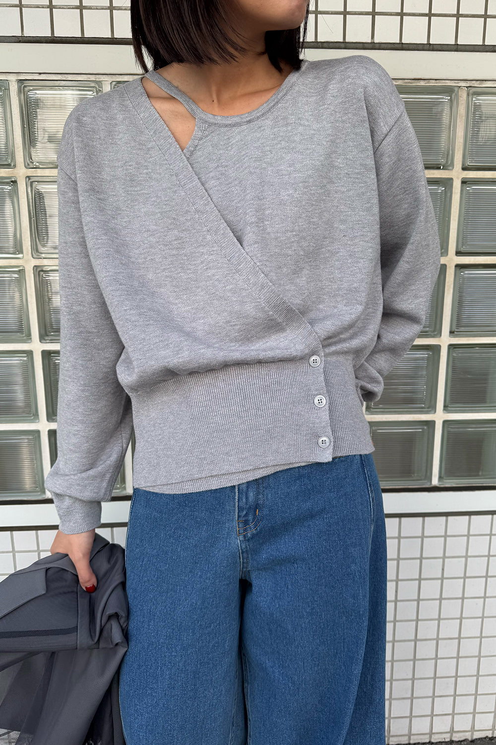 【予約：1月下旬〜2月上旬】Layered Knit／60251009022