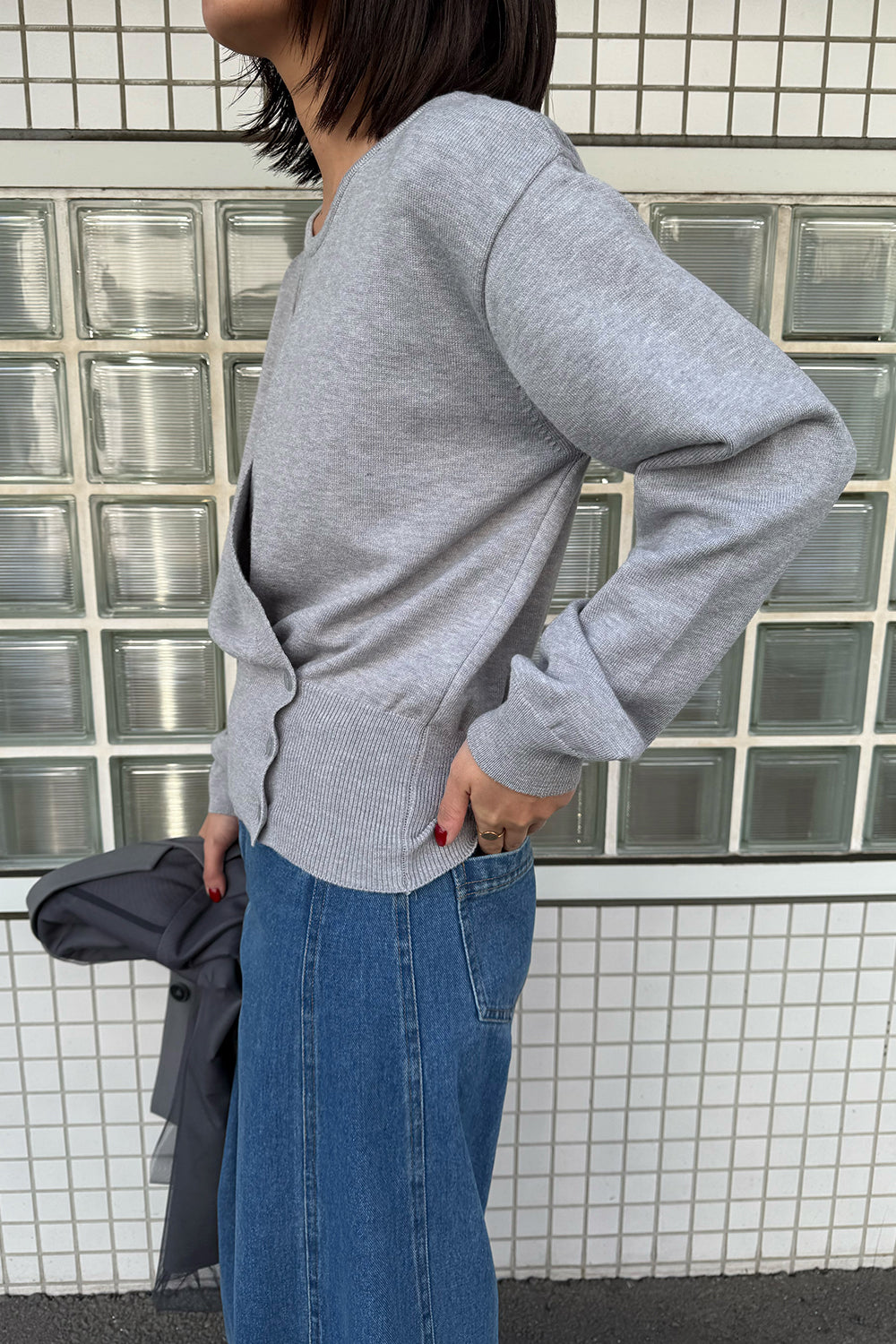 【予約：1月下旬〜2月上旬】Layered Knit／60251009022