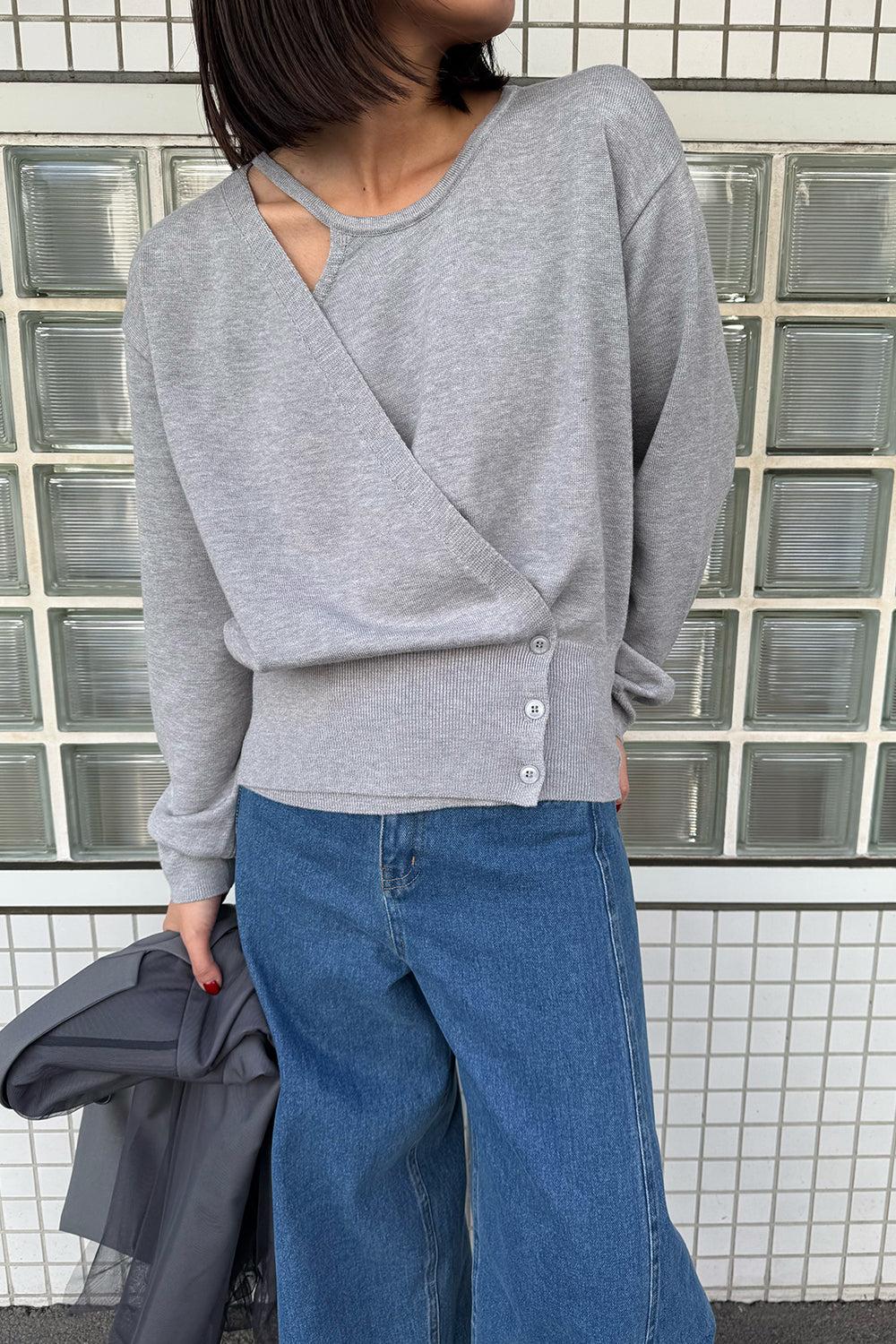 【予約：1月下旬〜2月上旬】Layered Knit／60251009022