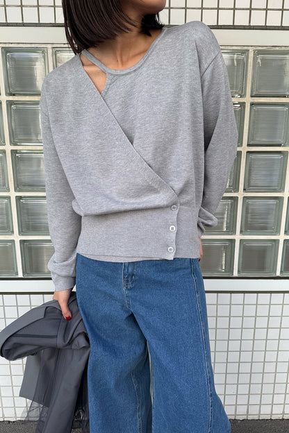 【予約：1月下旬〜2月上旬】Layered Knit／60251009022