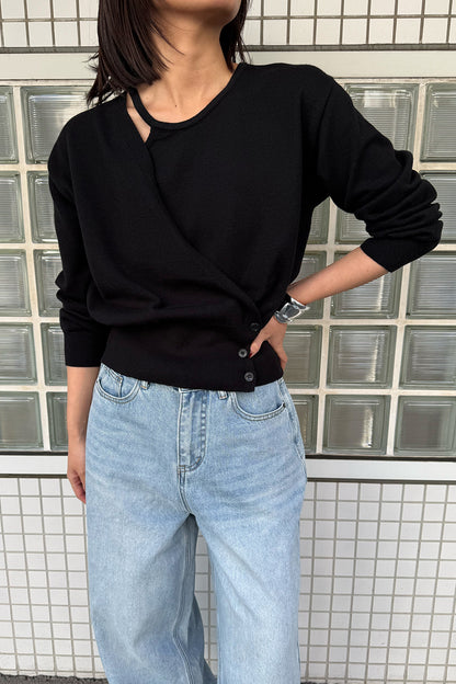 【予約：1月下旬〜2月上旬】Layered Knit／60251009022