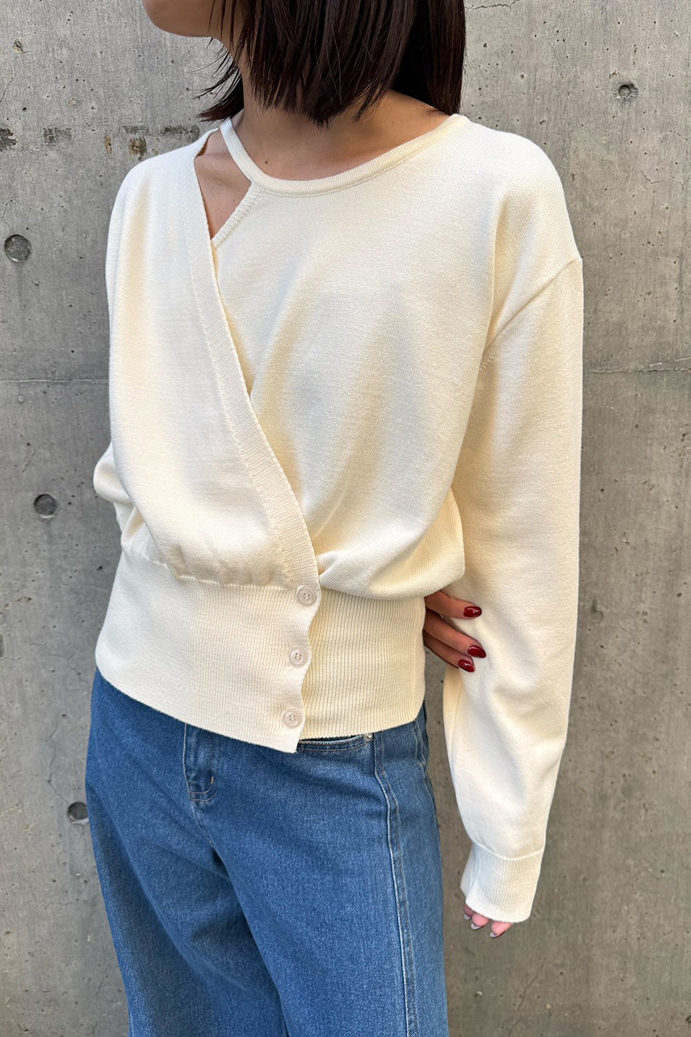 【予約：1月下旬〜2月上旬】Layered Knit／60251009022