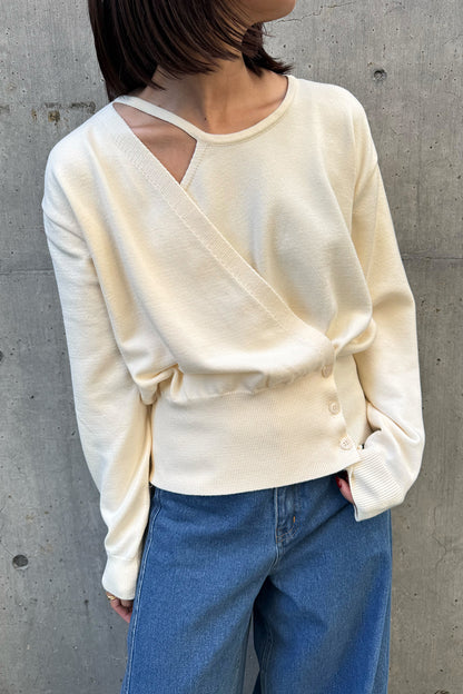 【予約：1月下旬〜2月上旬】Layered Knit／60251009022