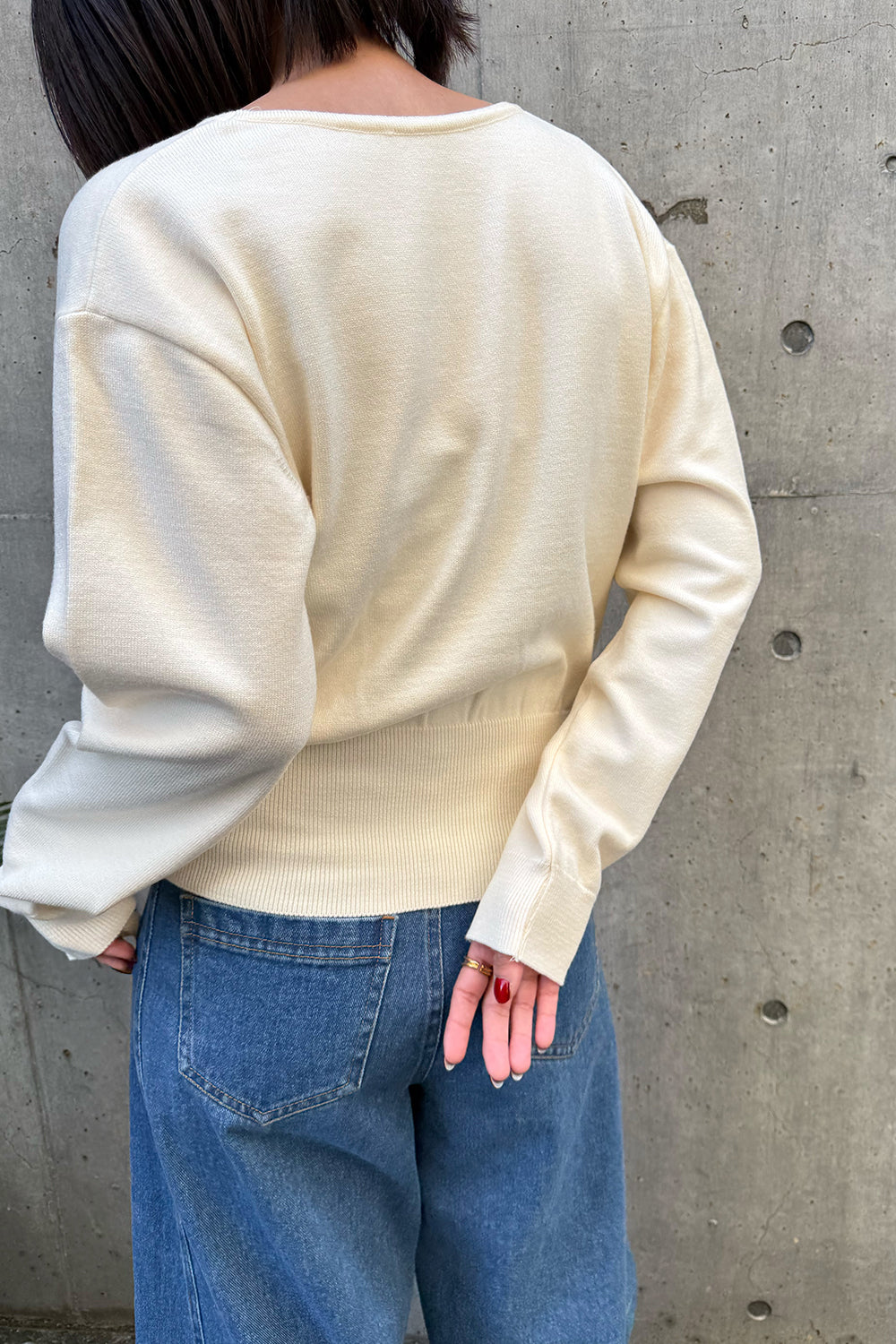 【予約：1月下旬〜2月上旬】Layered Knit／60251009022